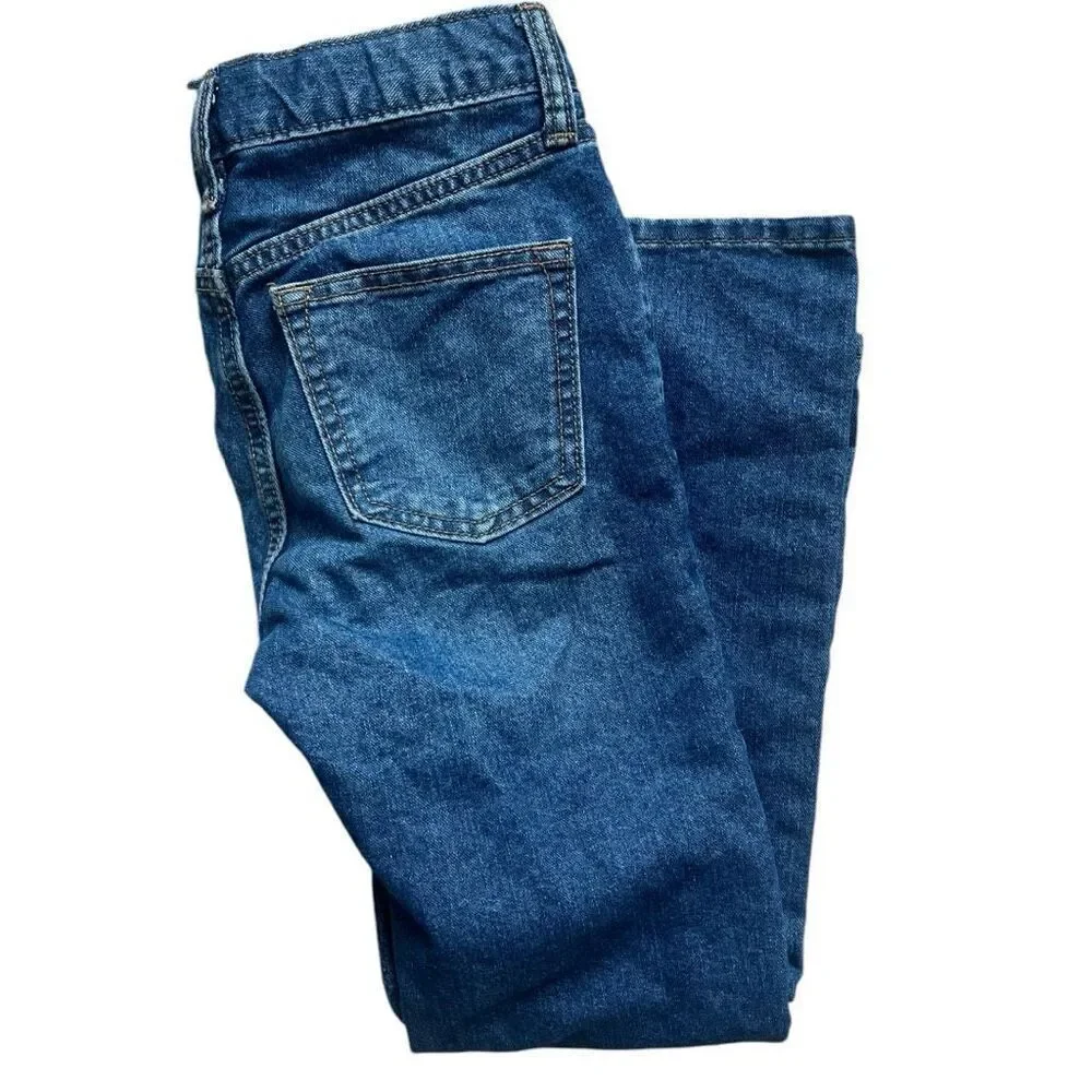 Youth Boys Old Navy Wow Straight Non-Stretch Leg  Stonewash Jeans - Sz 10